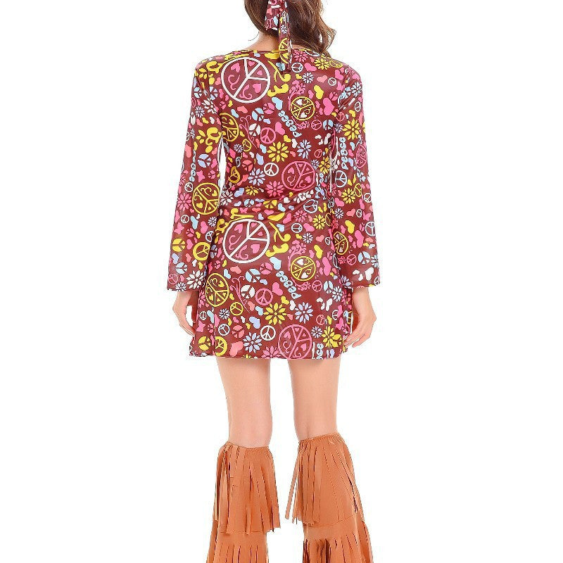 Retro Hippy Costume - Halloween 2025