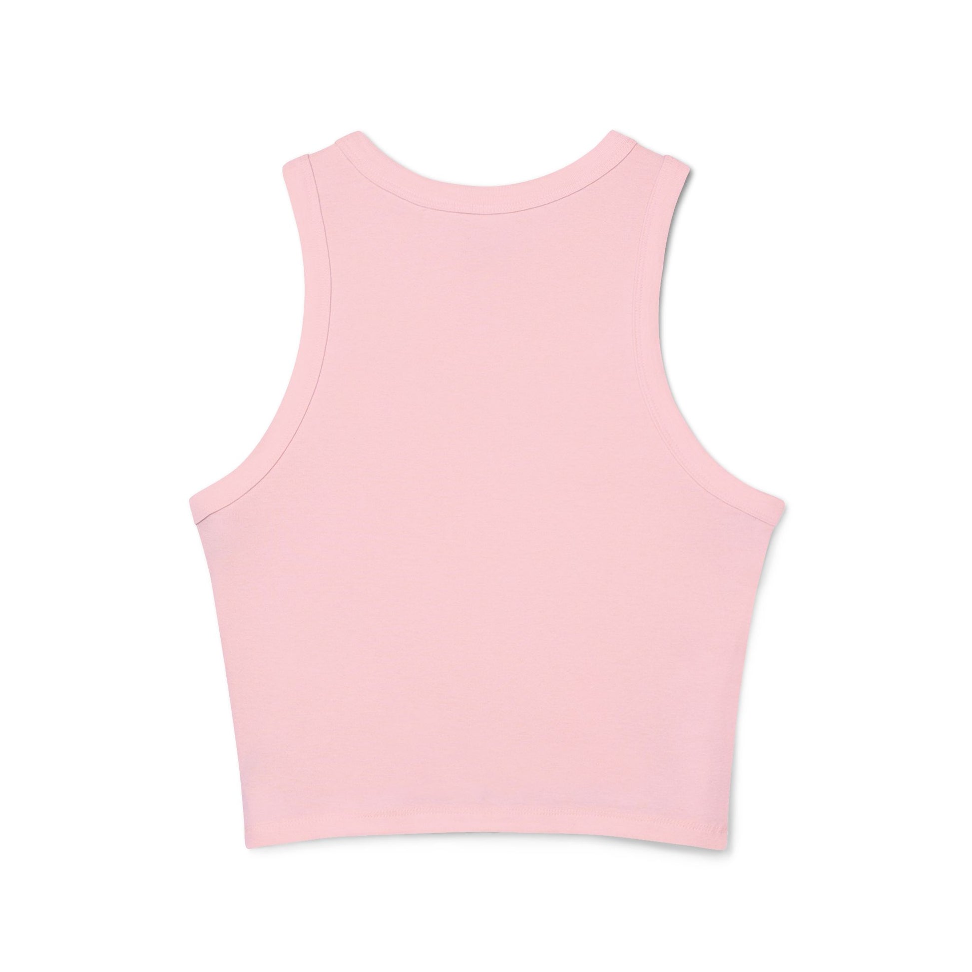 4th of July Leopard Heart Women's Micro Rib Crop Tank Top