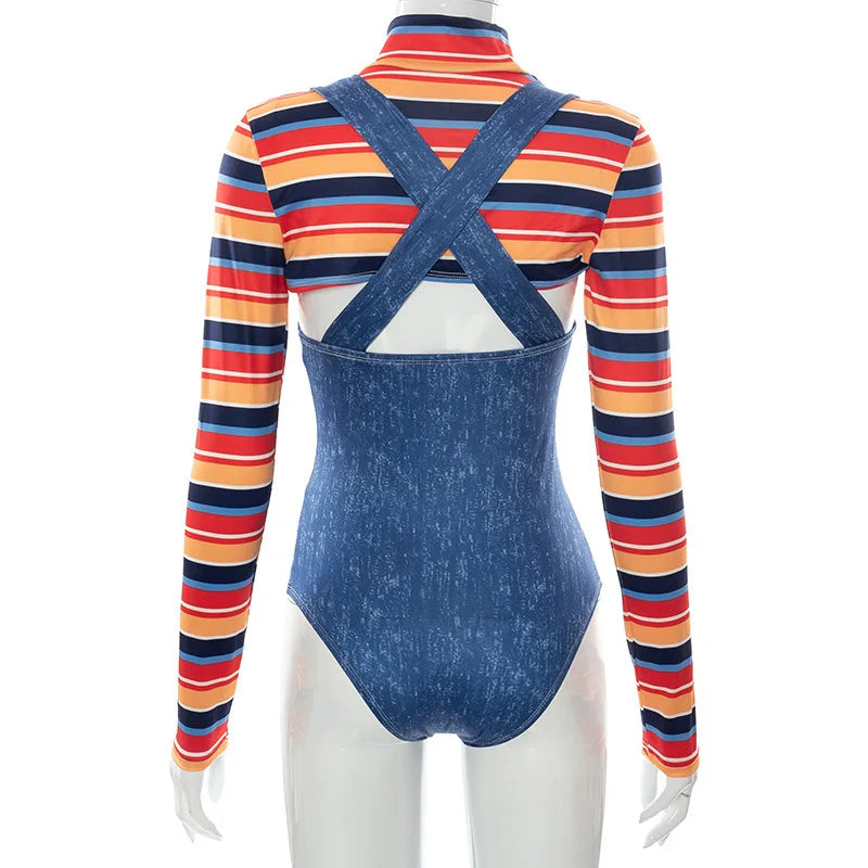 Chucky Doll Cosplay Bodysuit - Wanna Play Halloween 2025