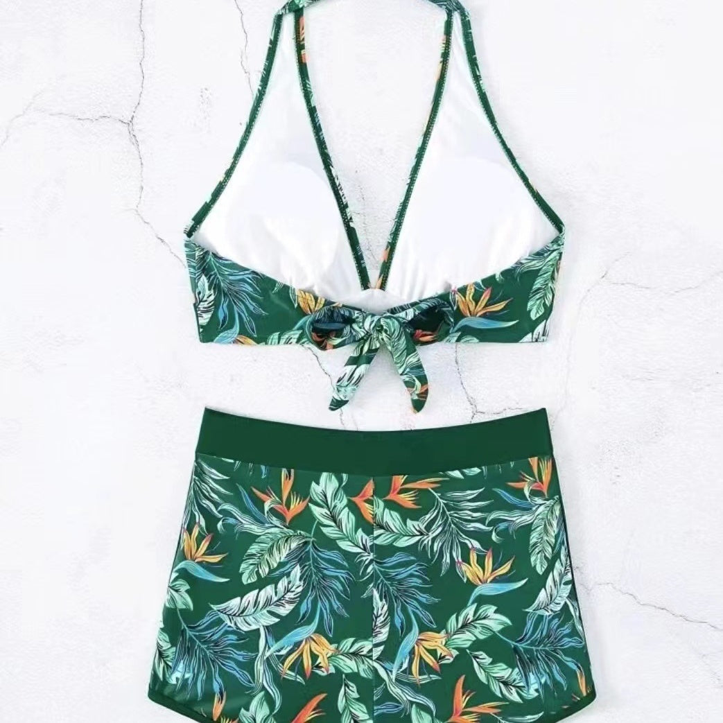 Women's Sling Tummy Control Bikini Two-Piece Set