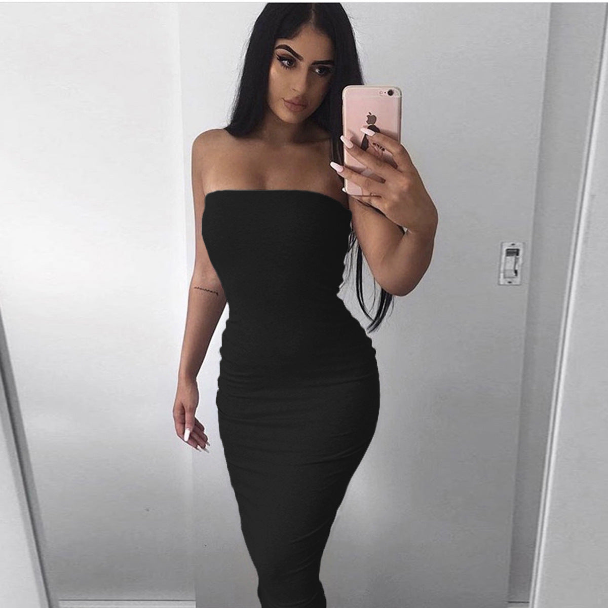 Elegant Sleeveless Wrap Dress