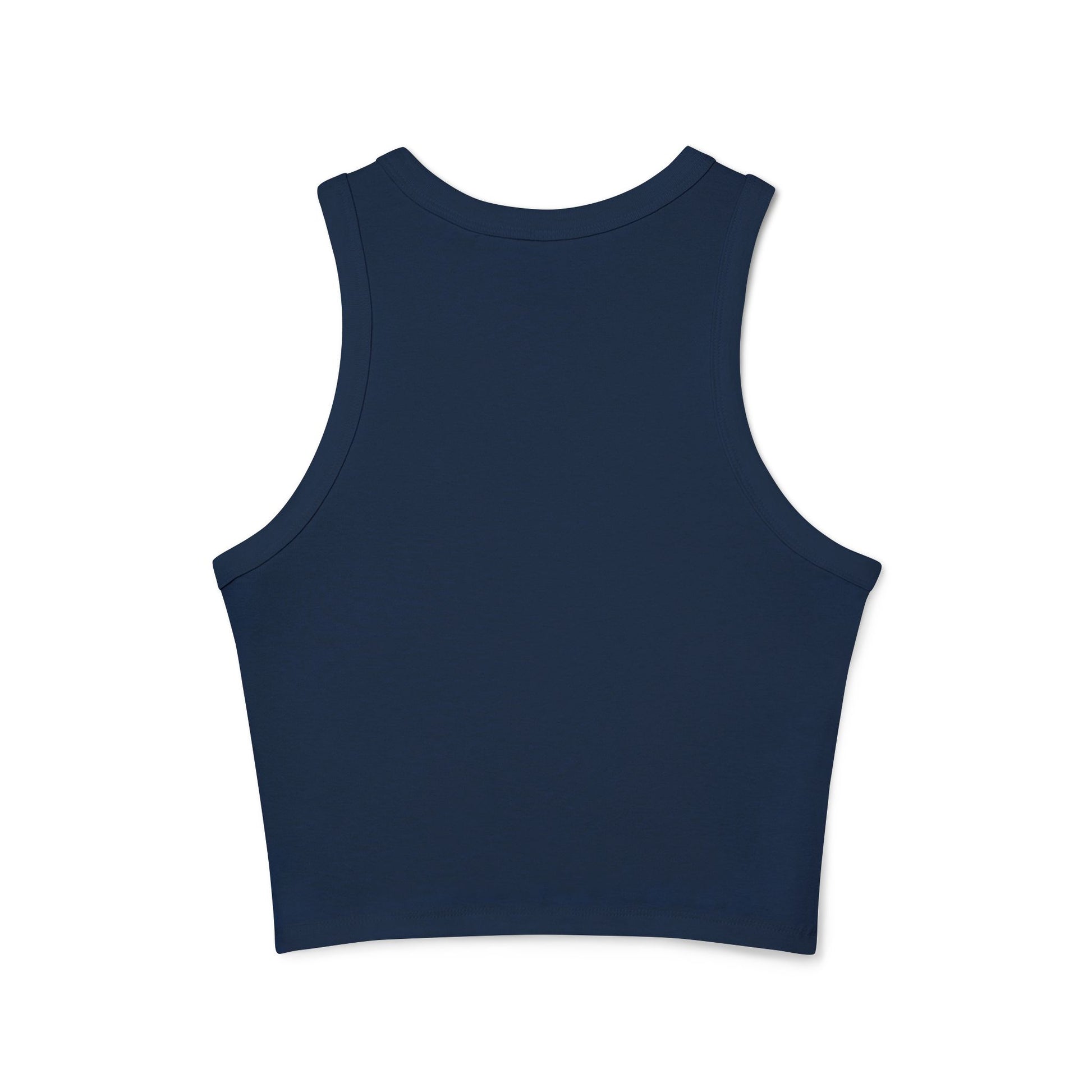 4th of July Women's Zebra Print Micro Rib Crop Tank Top