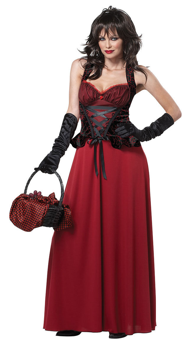 Red Hooded Dress Costume - Halloween 2025