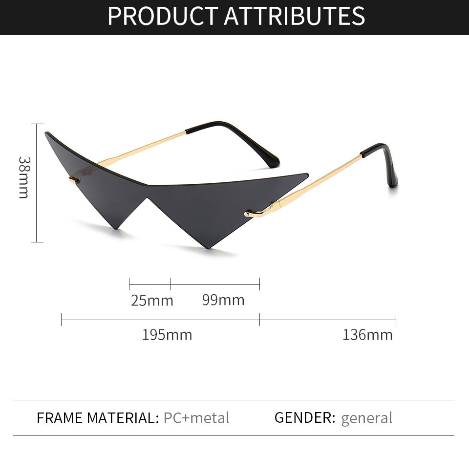 Catwalk Shield Pop Sunglasses extra product photo.