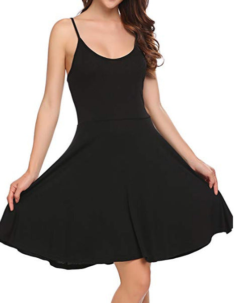 Printed Cotton Halter Dress for Women