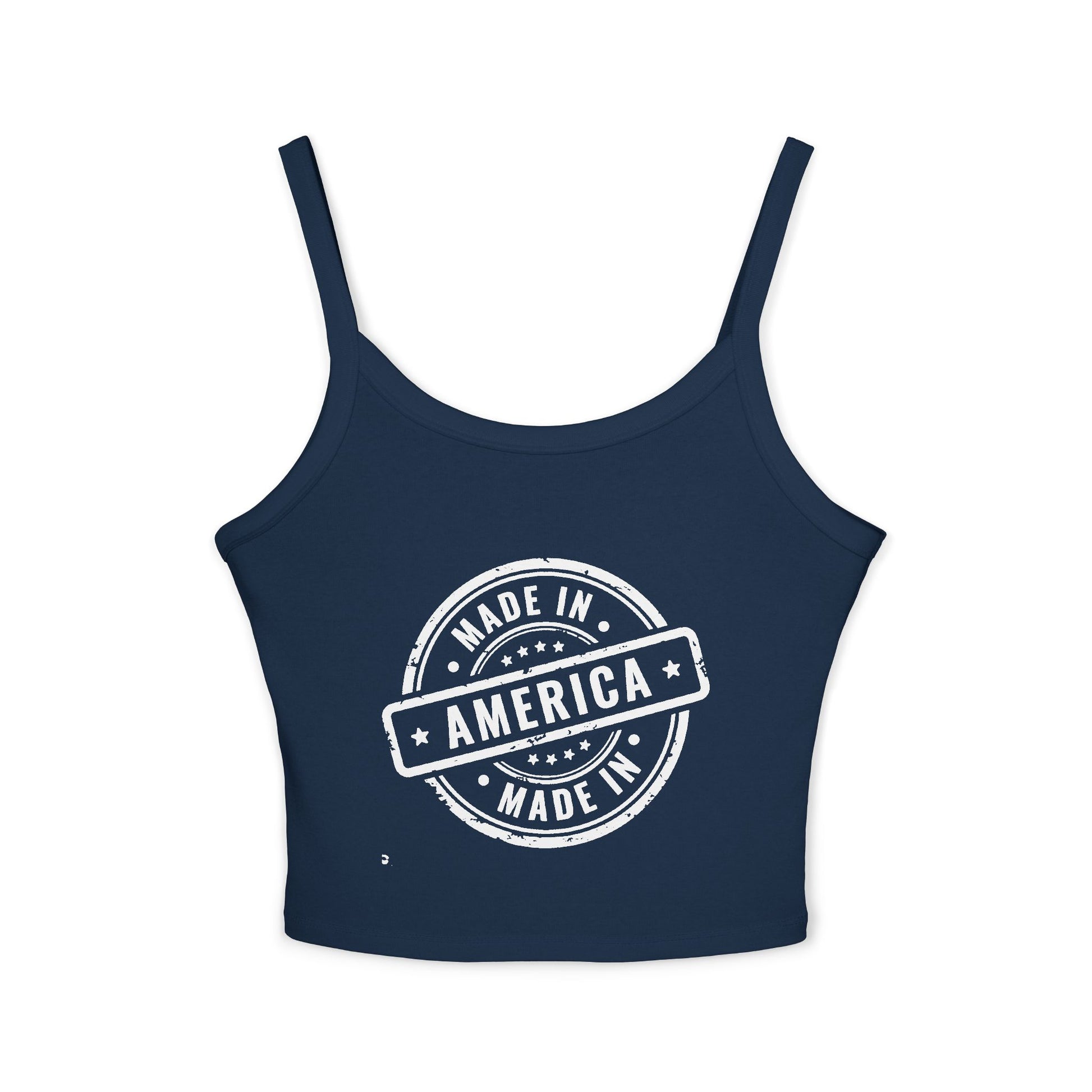 4th of July Made in America Women's Spaghetti Strap Tank Top