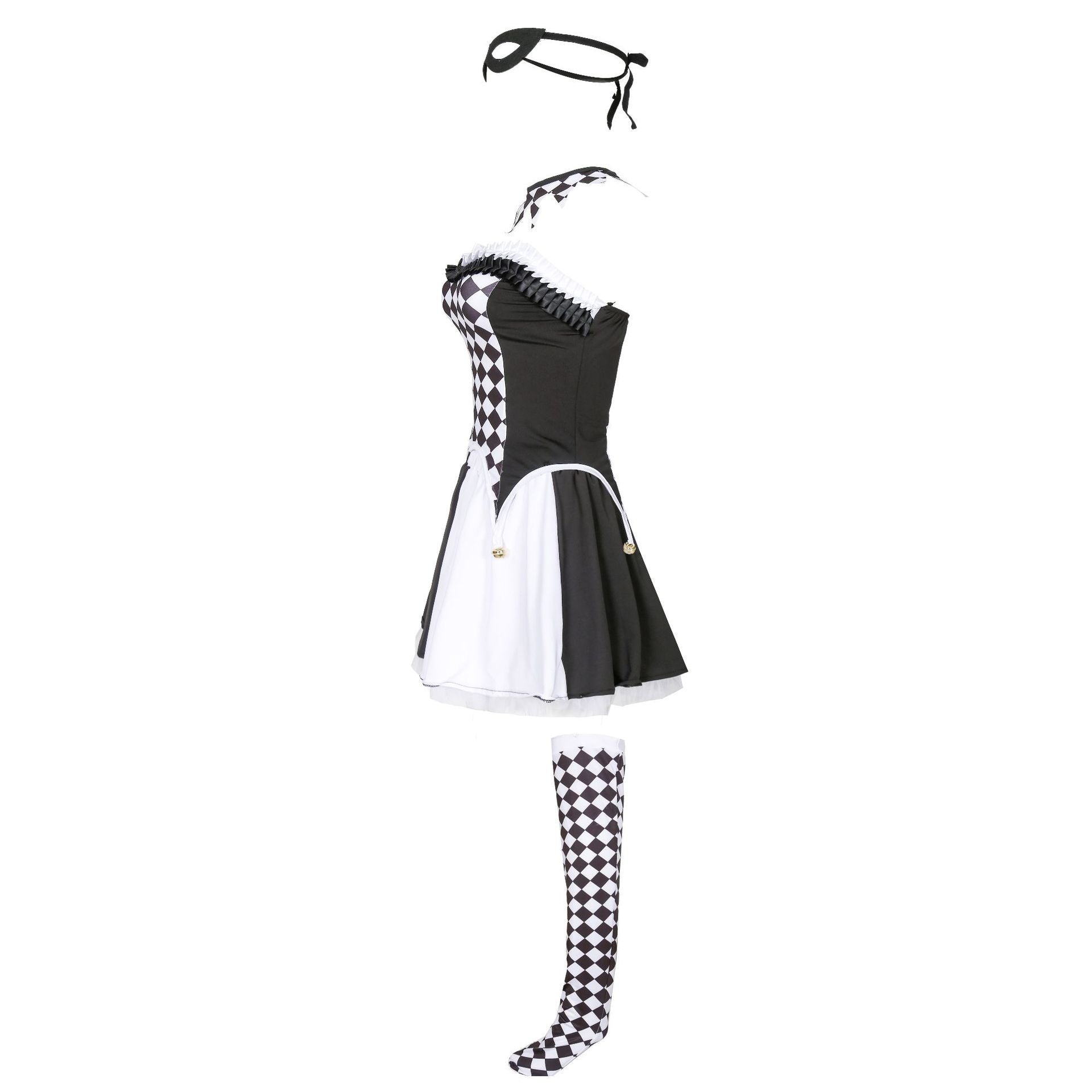 Jolie Ladies Sexy Clown Cosplay Costume - Halloween 2025
