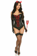 Gothic Devil Pop Corset Costume