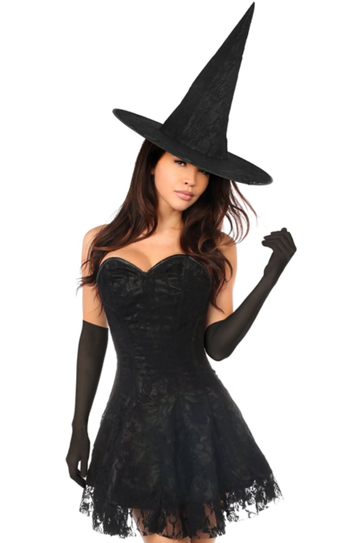 Sultry Witch Pop Corset Dress Costume