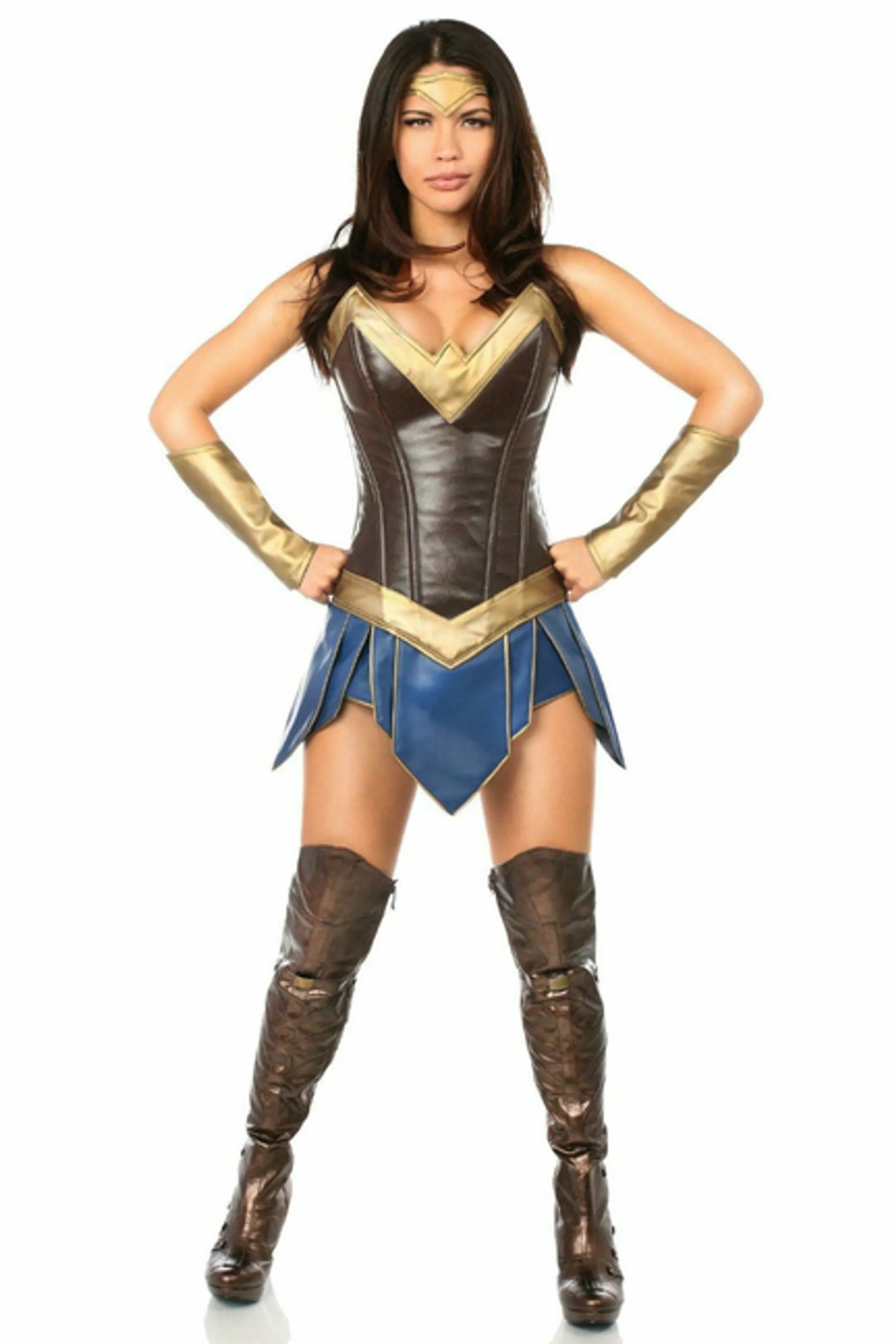Warrior Woman Pop Corset Costume