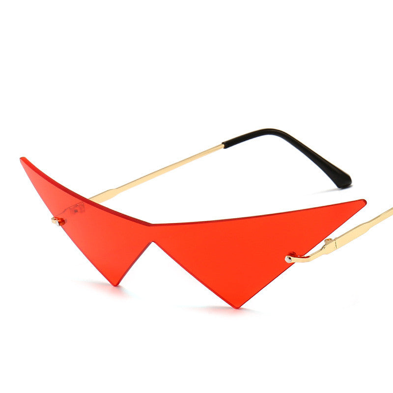 Catwalk Shield Pop Sunglasses in blue.