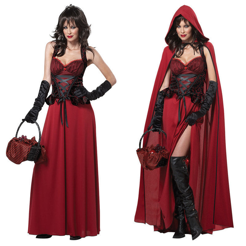 Red Hooded Dress Costume - Halloween 2025
