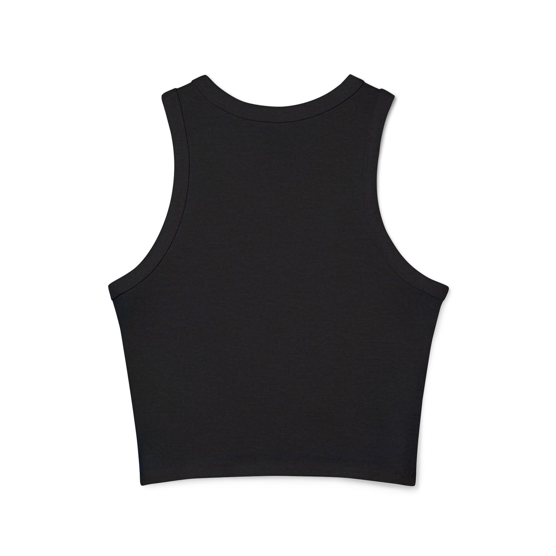 4th of July Leopard Heart Women's Micro Rib Crop Tank Top