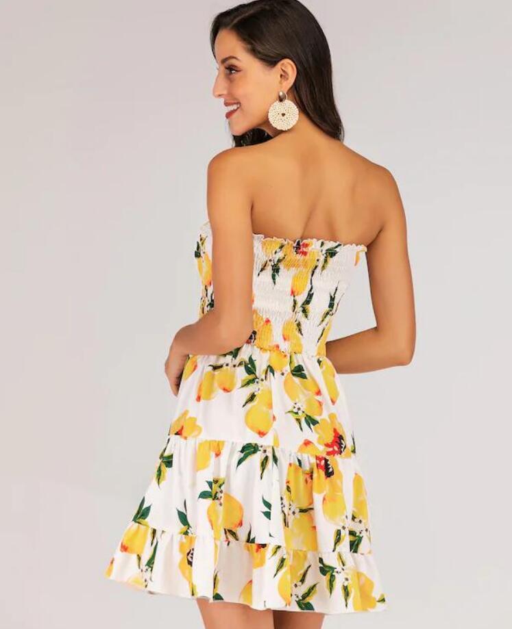 Chic Cotton-Blend Midi Dress for Summer