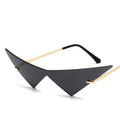 Catwalk Shield Pop Sunglasses in green.