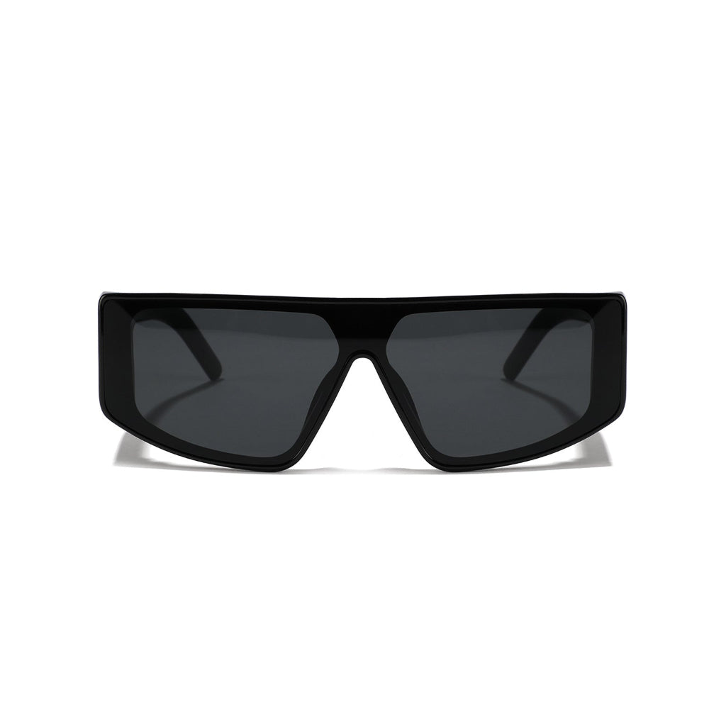 Black sunglasses on a white background