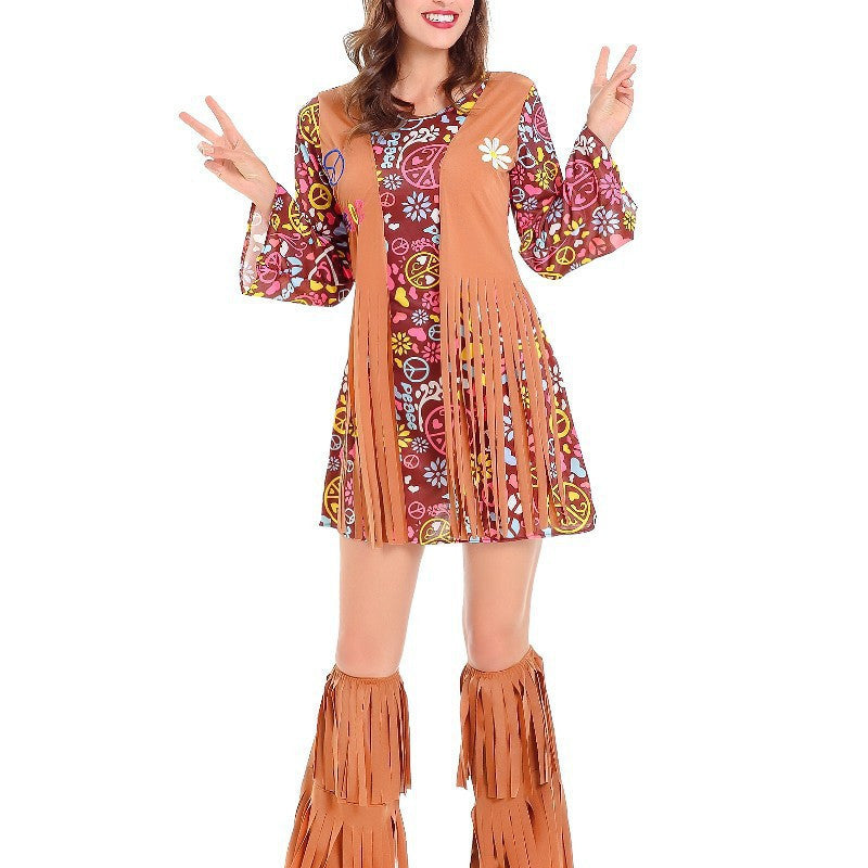 Retro Hippy Costume - Halloween 2025