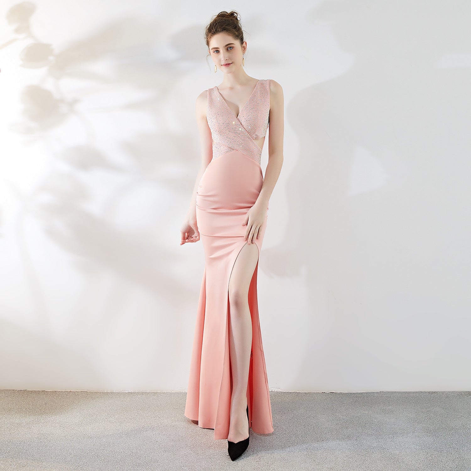 Elegant Sexy Cotton Blend Dress