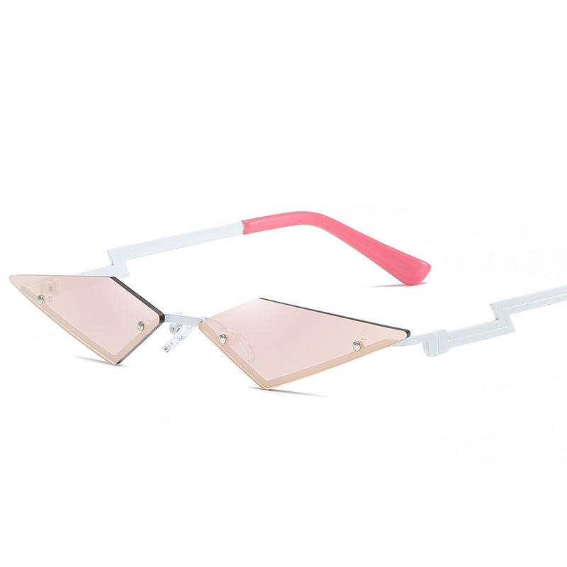 Color Film Rimless Pop Sunglasses extra product photo.