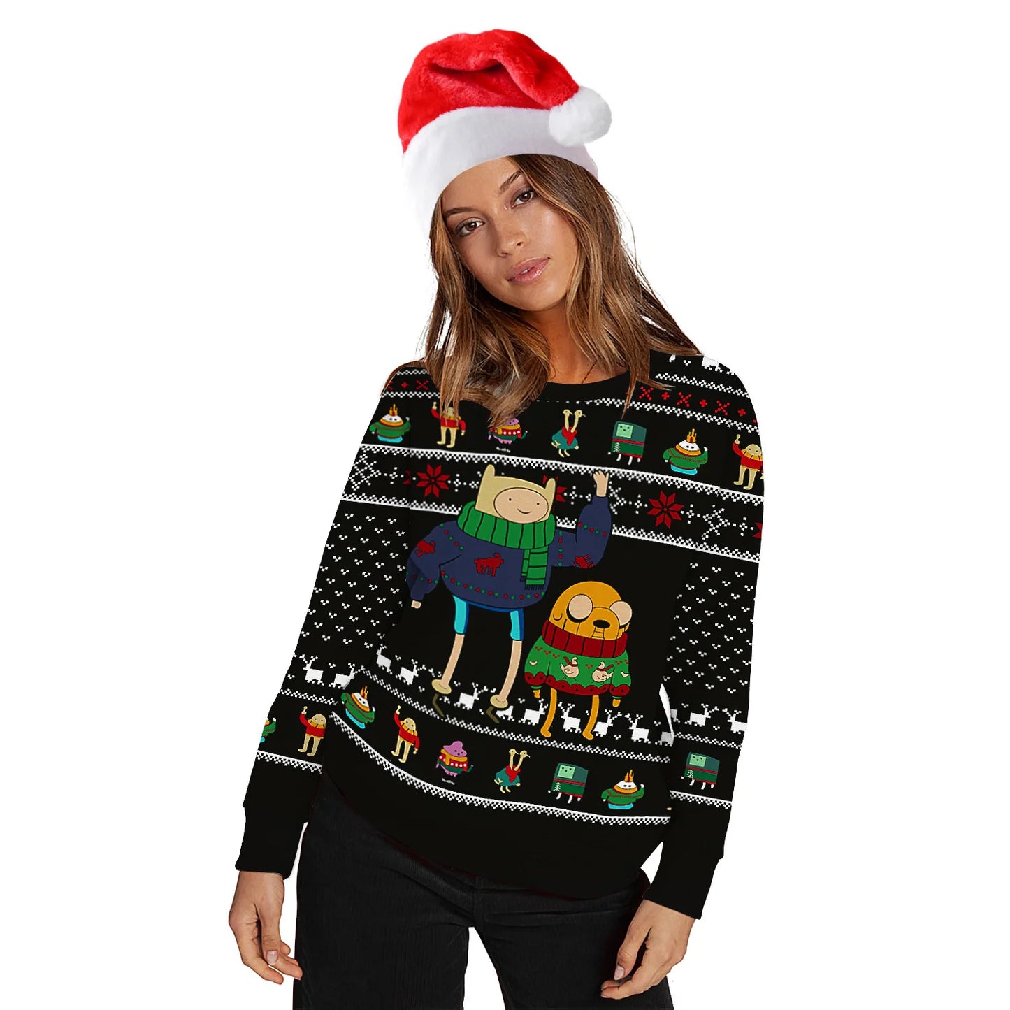 Friends Ugly Christmas Sweater - Holiday Pullover for Men & Women