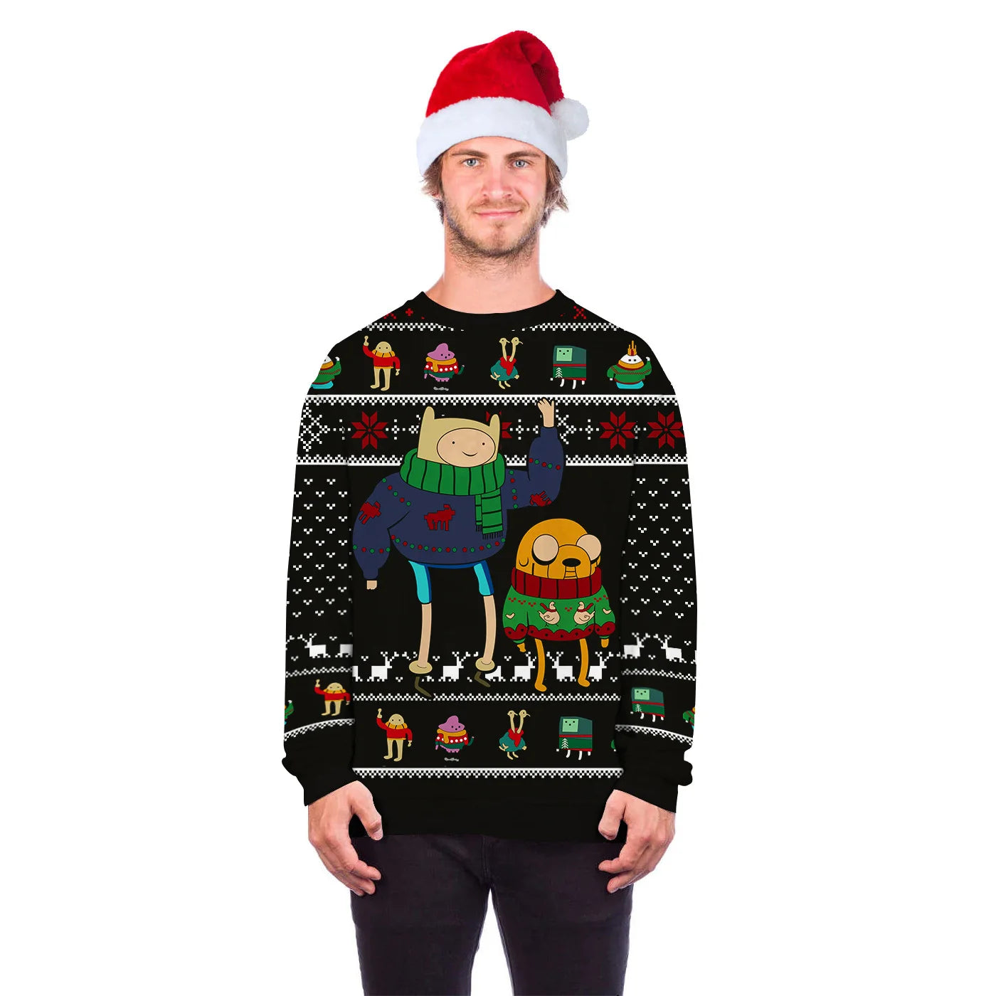 Friends Ugly Christmas Sweater - Holiday Pullover for Men & Women