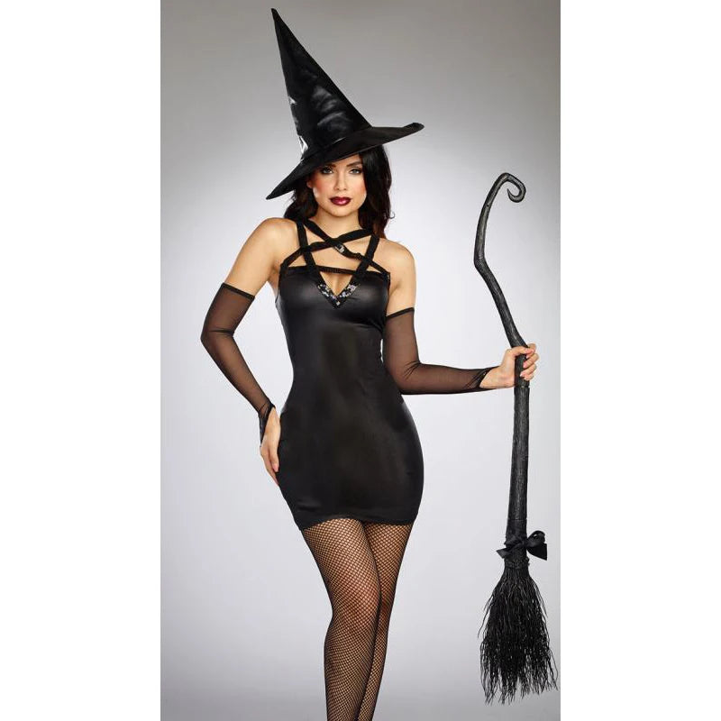 Carnival Sexy Witch Costume - Gothic Halloween 2025
