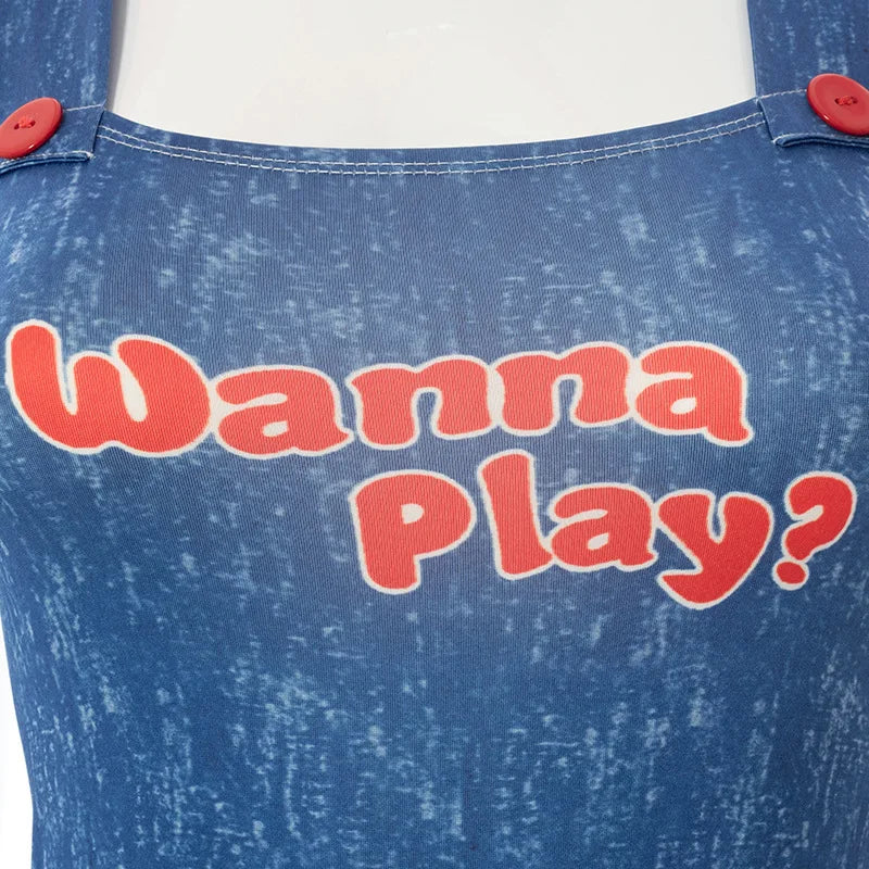 Chucky Doll Cosplay Bodysuit - Wanna Play Halloween 2025