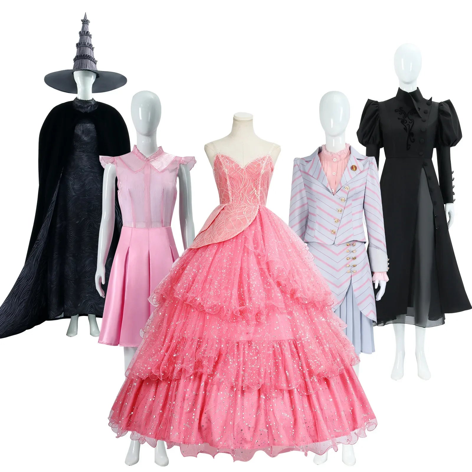 Wicked Witches Cosplay Costume - Glinda & Elphaba Halloween 2025
