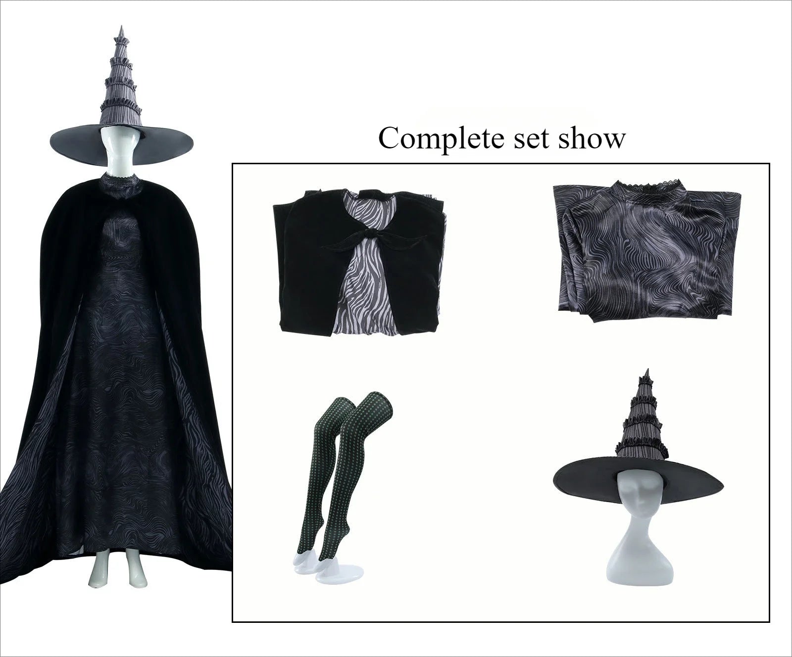 Wicked Witches Cosplay Costume - Glinda & Elphaba Halloween 2025
