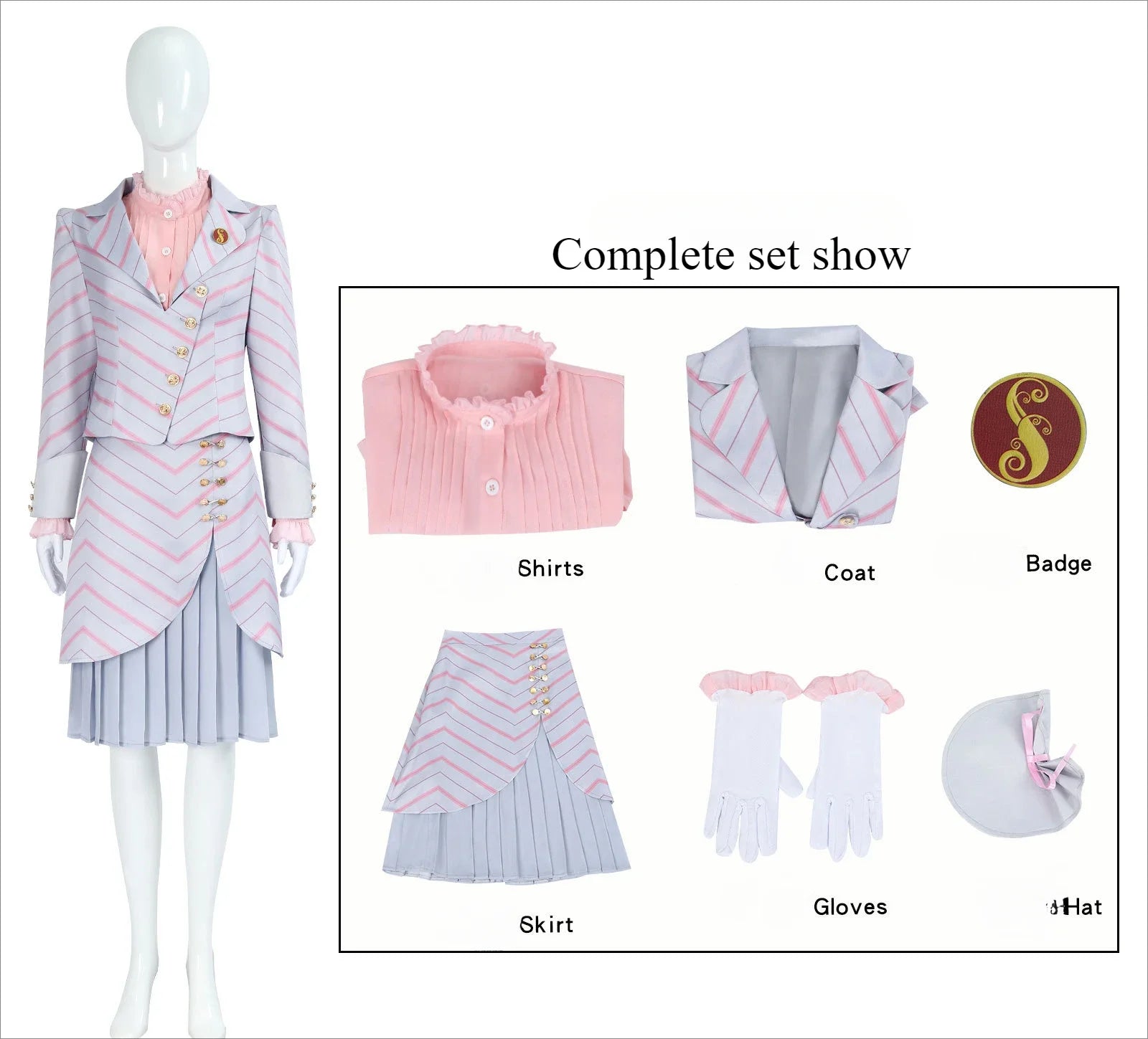 Wicked Witches Cosplay Costume - Glinda & Elphaba Halloween 2025