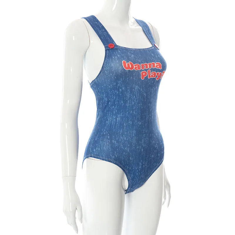 Chucky Doll Cosplay Bodysuit - Wanna Play Halloween 2025