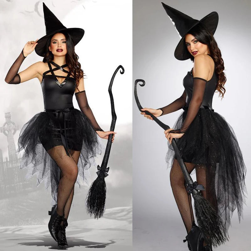 Carnival Sexy Witch Costume - Gothic Halloween 2025