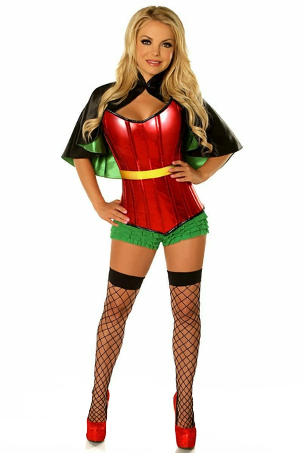 Superhero Sidekick Pop Corset Costume