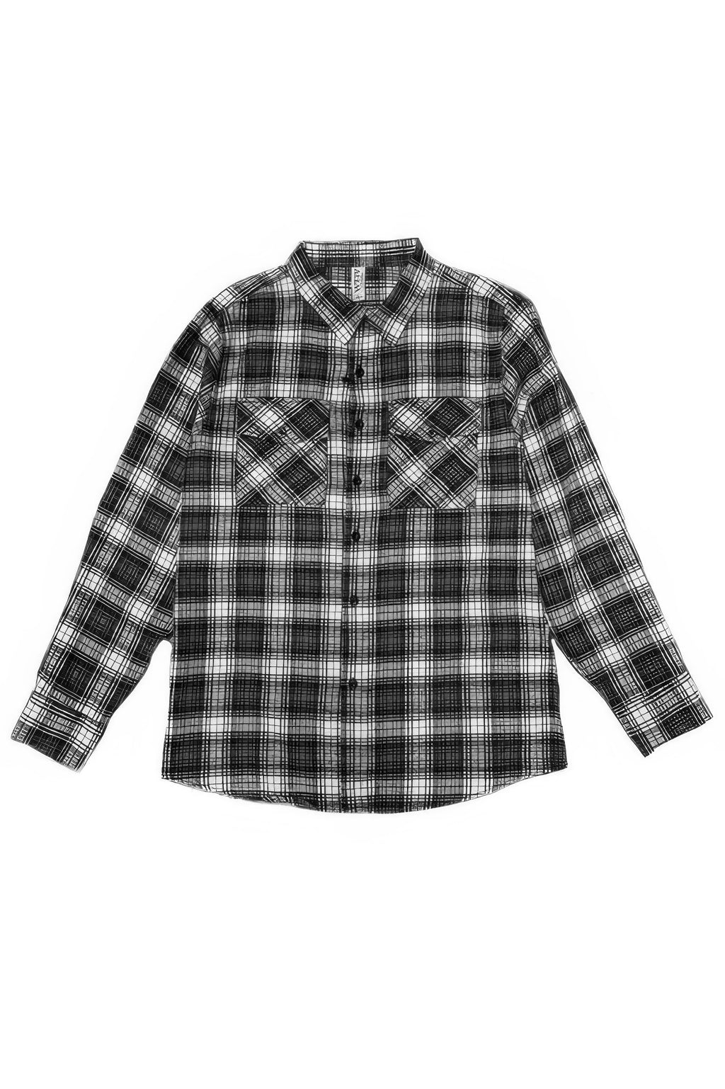 Boyfriend Long Sleeve Checkered Pop Flannel