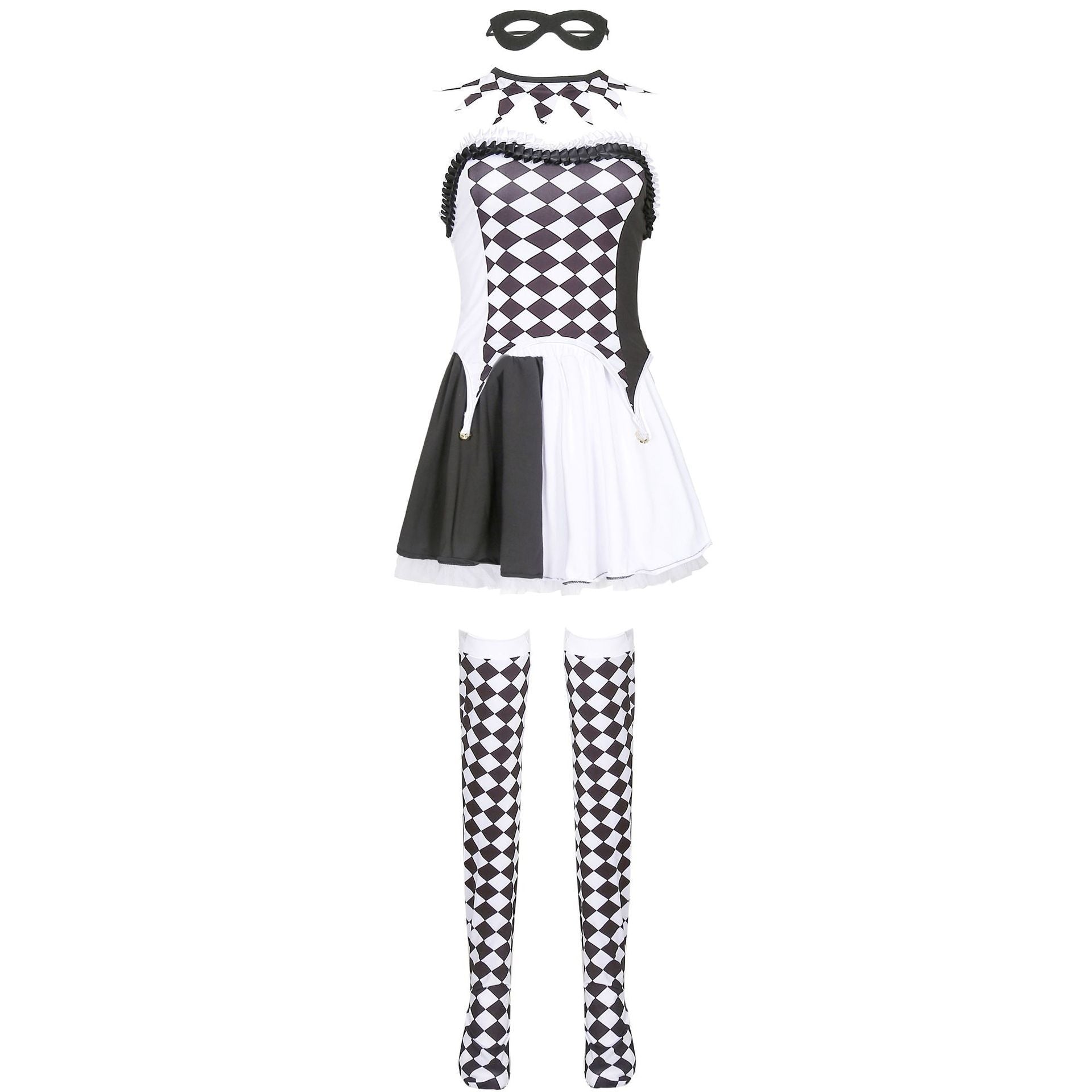 Jolie Ladies Sexy Clown Cosplay Costume - Halloween 2025