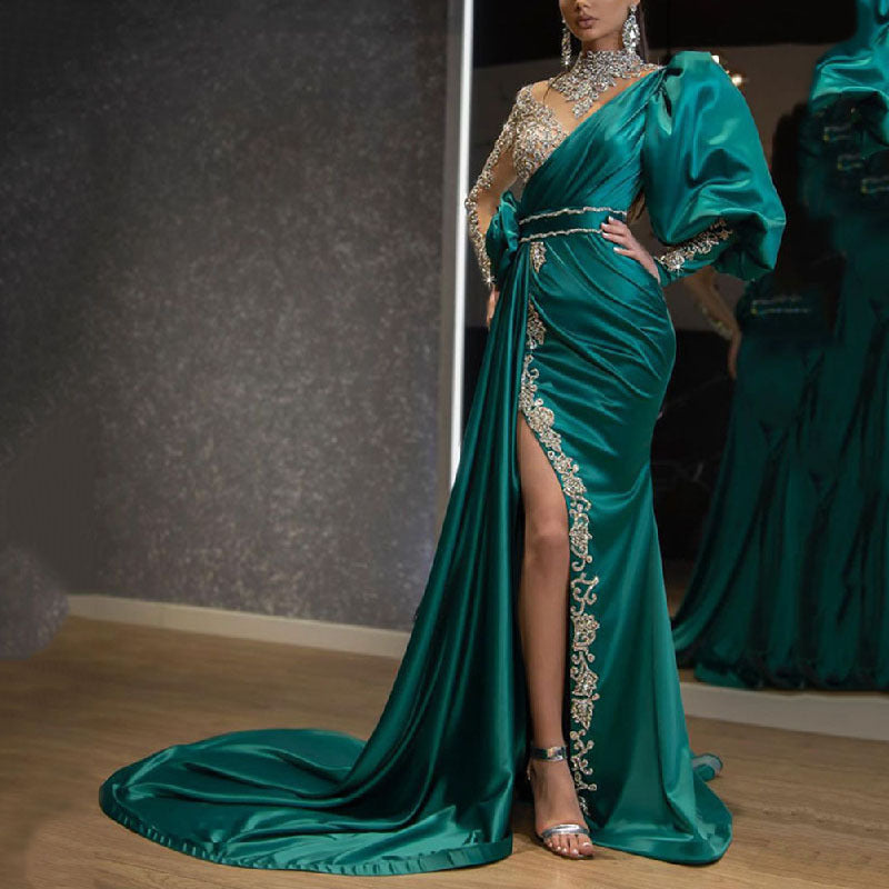 Elegant Fishtail Evening Gown