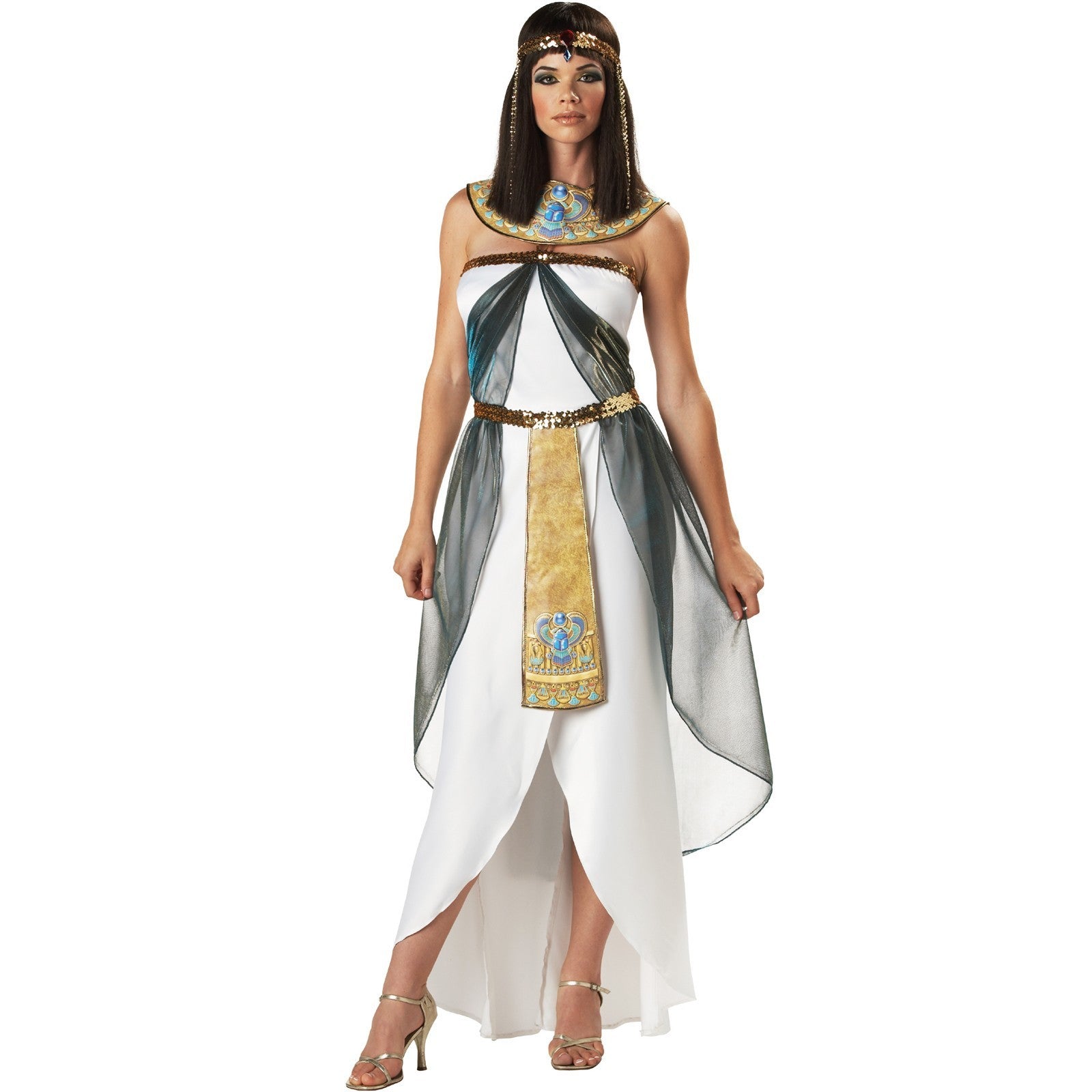 Cleopatra Uniform White Goddess Costume - Halloween 2025