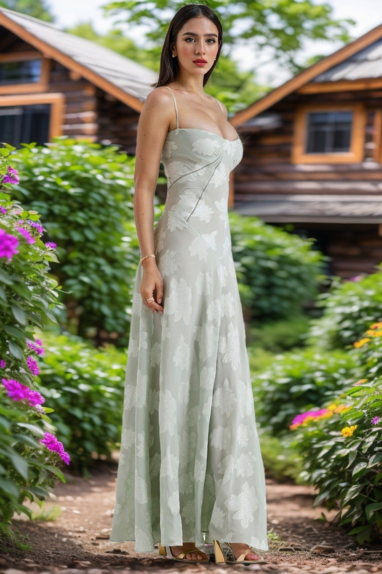 Floral Elegance Maxi Dress