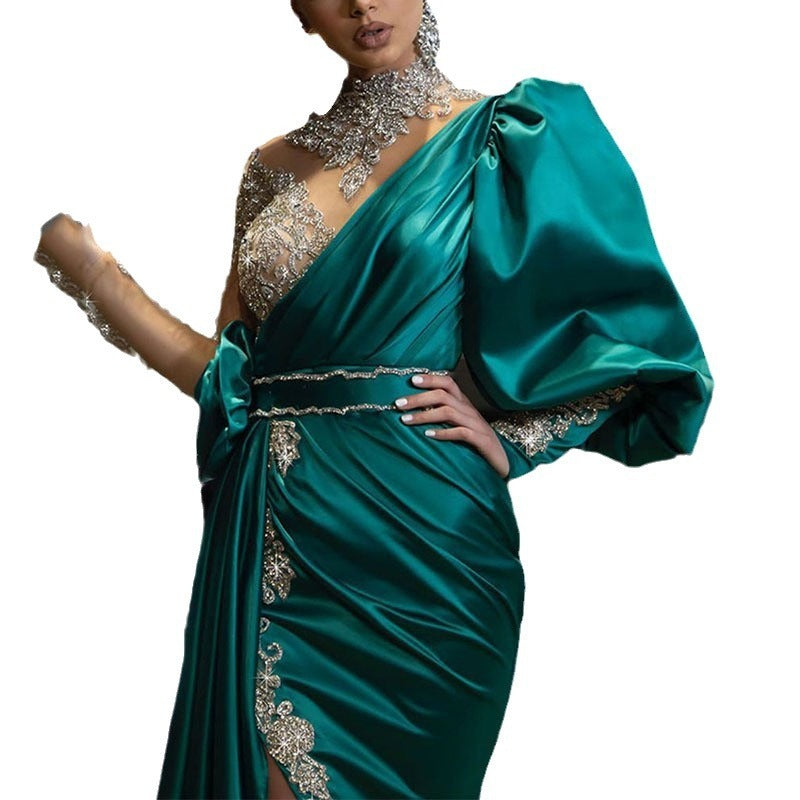 Elegant Fishtail Evening Gown