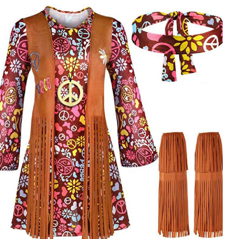 Retro Hippy Costume - Halloween 2025